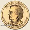 USA(17) elnökök 1 dollár '' Andrew Johnson '' 2011 UNC
