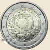 Szlovénia emlék 2 euro 2015 '' 30 éves az Európa zászló '' UNC