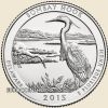 USA 25 cent (29) '' BOMBAY HOOK '' Nemzeti Parkok '' 2015 UNC !