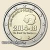 Belgium emlék 2 euro 2014 '' I. Világháború '' UNC !
