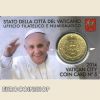 Vatikán érmekártya 50 cent No.5. 2014 BU!