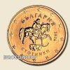 Bulgária 2 cent 2026 UNC
